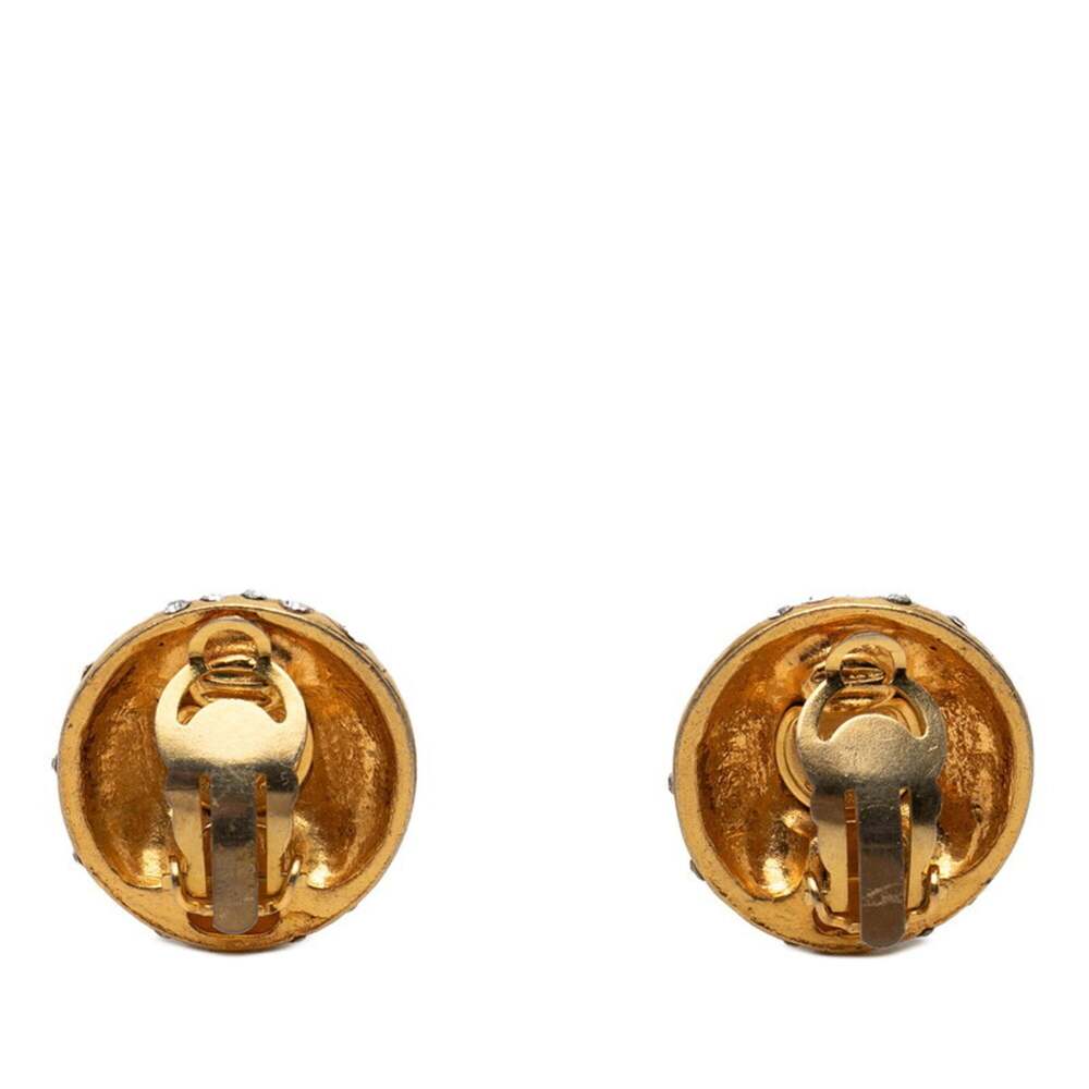 Chanel Vintage Earrings Rhinestone #261273C70B - Picture 2 of 3